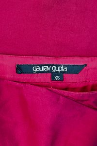 Red draped lehenga set by Gaurav Gupta (3)