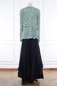Green floral lace jacket by Anamika Khanna (2)