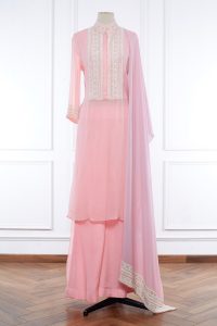 Pink sequin embellished kurta set by Manish Malhotra (1)