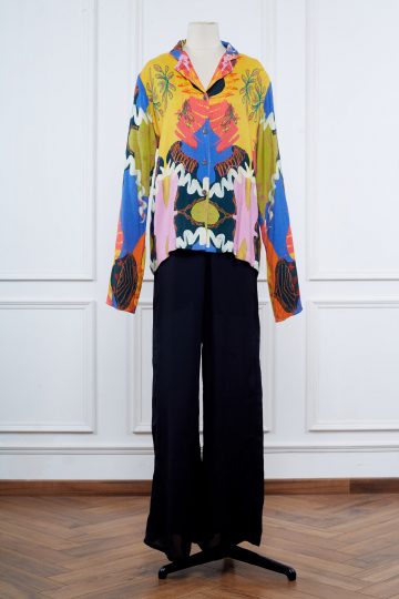 Multicolour abstract printed shirt by Advait